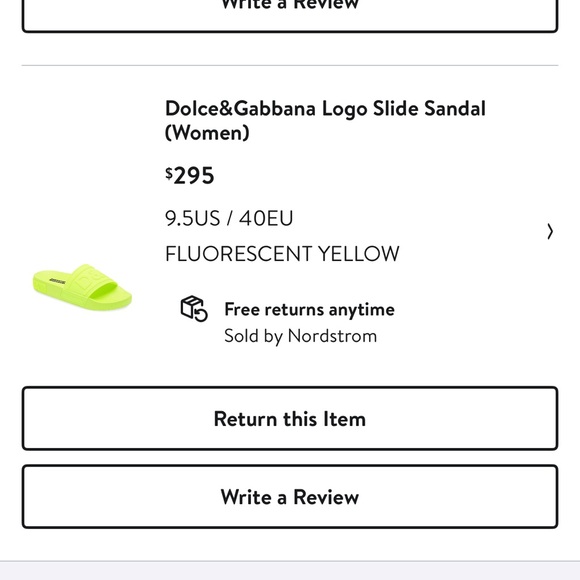 Dolce & Gabbana Slide Sandal